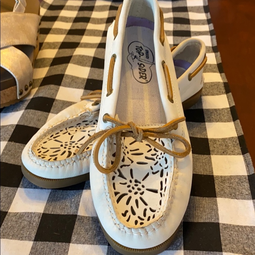 Sperry Top-Siders.   Leather!